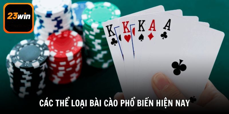 Khám phá các thể loại bài cào phổ biến hiện nay